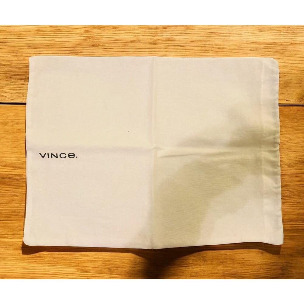 VINCE DUST BAG 9.5 X 12” Cotton Canvas Drawstring